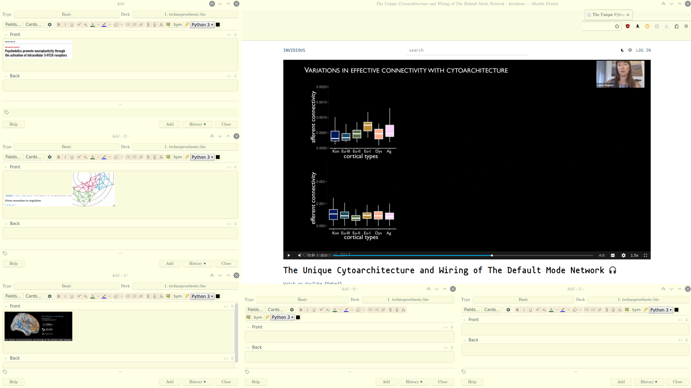 Mutiple windows workflow